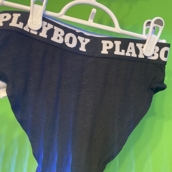 Brand NEW Playboy Elastic Band Underwear Panties Sexy High Rise Logo Banded XS/S - Picture 10 of 10